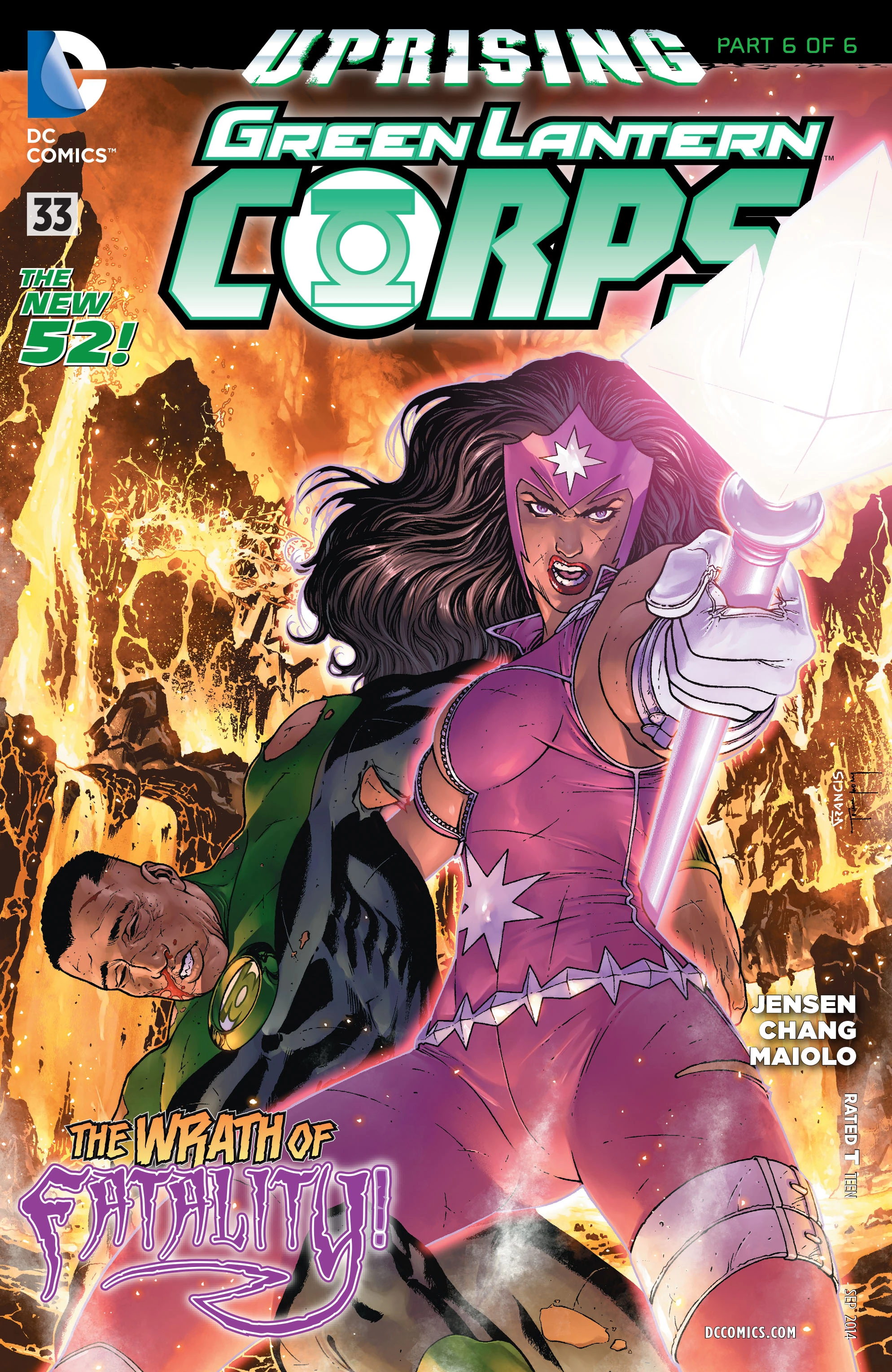 Green Lantern Corps #33 (DC, 2014 — Cover A) cover